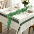 thumbnail image 1 of Xuniizn Plasti c Willow Leaf Simulation Rattans Faux Willows Leaf Rattan Date Leaf Evergreens Decorative Rattan, 1 of 6