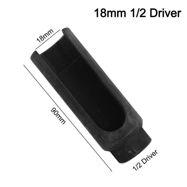 Oxygen Sensor Socket1/2Inch Drive Removal Installation Tool 8mm 18mm Accessories B