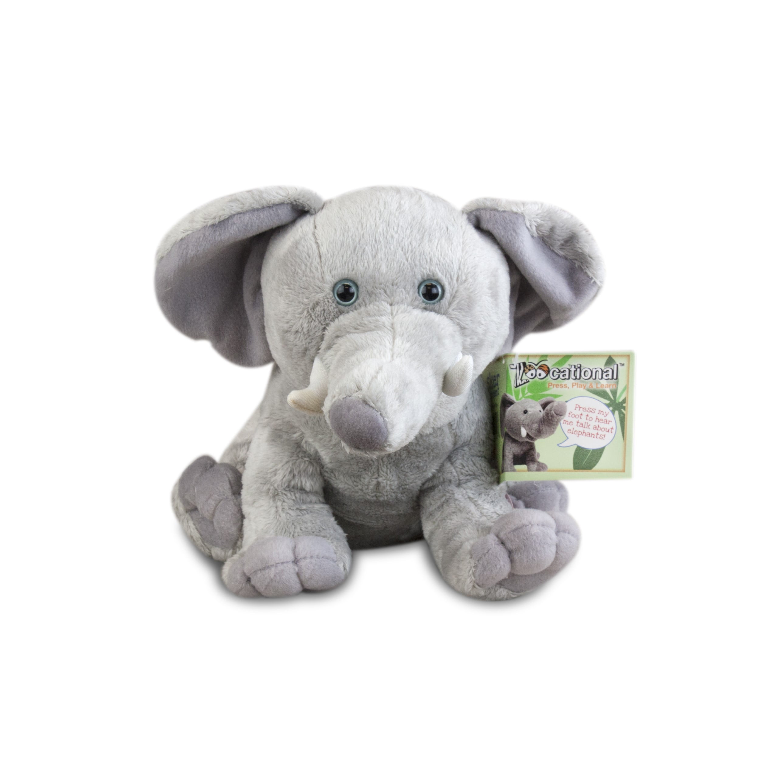 talking elephant plush toy
