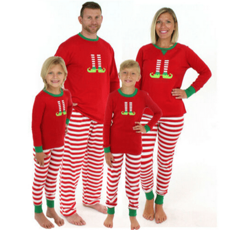 

Hirigin Family Matching Christmas Pajamas Set Baby Kid Adult Xmas Santa Nightwear Pajamas