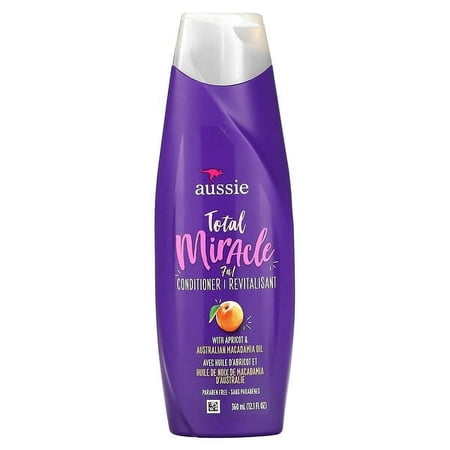 Aussie, Total Miracle 7 N 1 Conditioner with Apricot & Australian Macadamia Oil, 12.1 fl oz Pack of 4