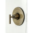 thumbnail image 3 of Kingston Brass KB6333CML Manhattan Single-Handle Pressure Balanced Tub and Shower Faucet, Antique Brass, 3 of 7