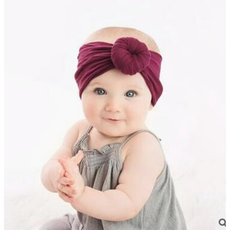 Bandeau cheveux fille rose et violet, headband, turban, cache