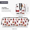 thumbnail image 3 of Honeii Cute Cat And Christmas Gift Pattern Pencil Case, Pencil Pouch, Pencil Case Small, Pencil Pouch Aesthetic, PVC Pencil Pouch, Pencil Bag, Makeup Pouch, 3 of 7