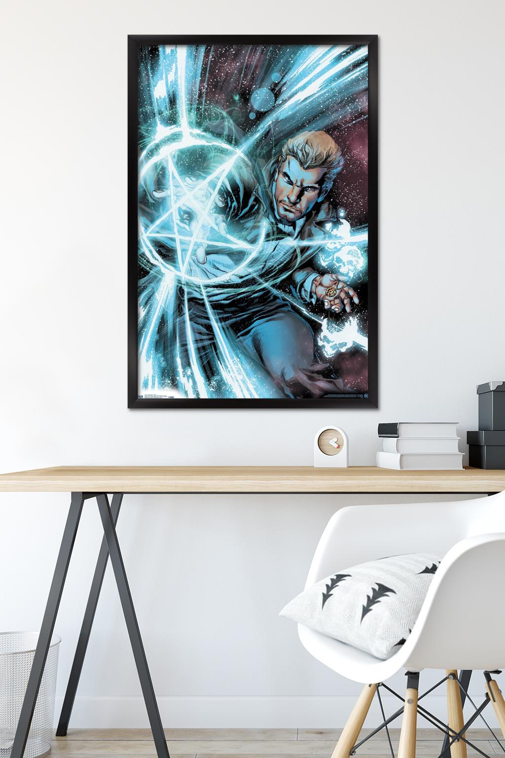 DC Comics - John Constantine - Spell Wall Poster, 22.375" x 34", Framed