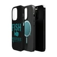 thumbnail image 2 of DistinctInk Tough Case for Apple iPhone 15 PRO (6.1" Screen), Compatible with MagSafe Charging - Fish Whisperer, 2 of 6