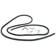 Masterpart Universal 4-Sided Cooker Oven Rubber Door Seal, Black