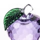 thumbnail image 3 of 3 piezas de cristal de colores Manzanas Pisapapeles Escritorio de Navidad para el hogar Baoblaze Pisapapeles de manzanas de cristal, 3 of 7