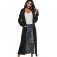 thumbnail image 4 of Womens Casual Cozy Knit Open Front Long Sleeve Long Knit Cardigan Sweater, 4 of 4