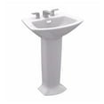 thumbnail image 3 of SOIREE 24"LAV W/PEDESTAL 8" FAUCET CENTER-BONE CHROME, 3 of 5