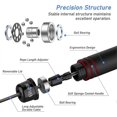thumbnail image 2 of Blukar Springseil, Speed Rope Verstellbar Mit Hautfreundlichen Schaum Griffe, Lnge Einstellbar, Rutschfest Und Ideal Fr Fitness Ausdauer Seilsprin, 2 of 5
