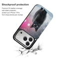 thumbnail image 2 of Snowy Black Cat Glow Leather Wallet Case for iPhone 14 Plus Wallet Case Card Holder Flip, 2 of 8