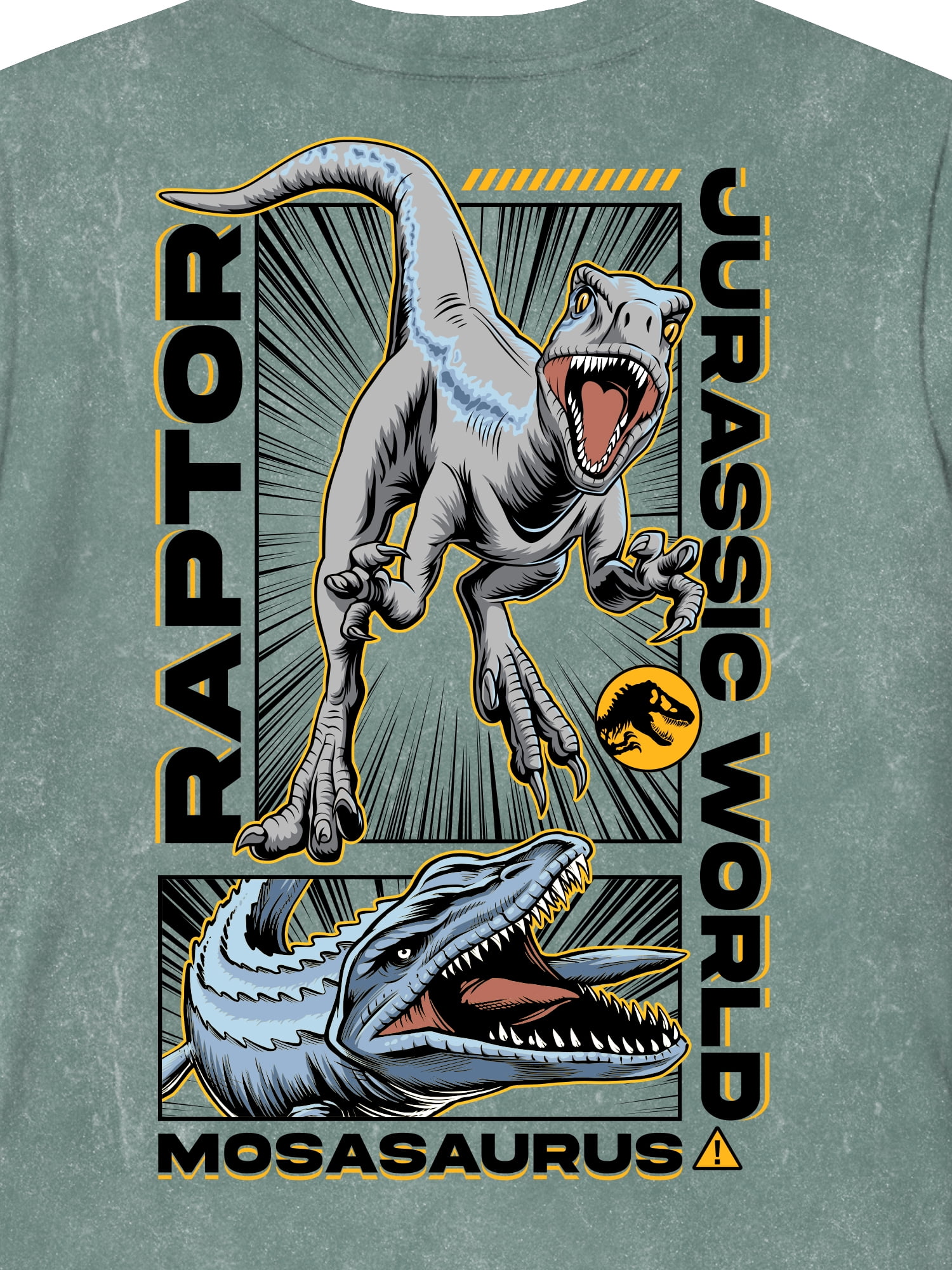 Jurassic Park Gruesome, Graphic Short Sleeve T-Shirt, Boys, XS-XXL