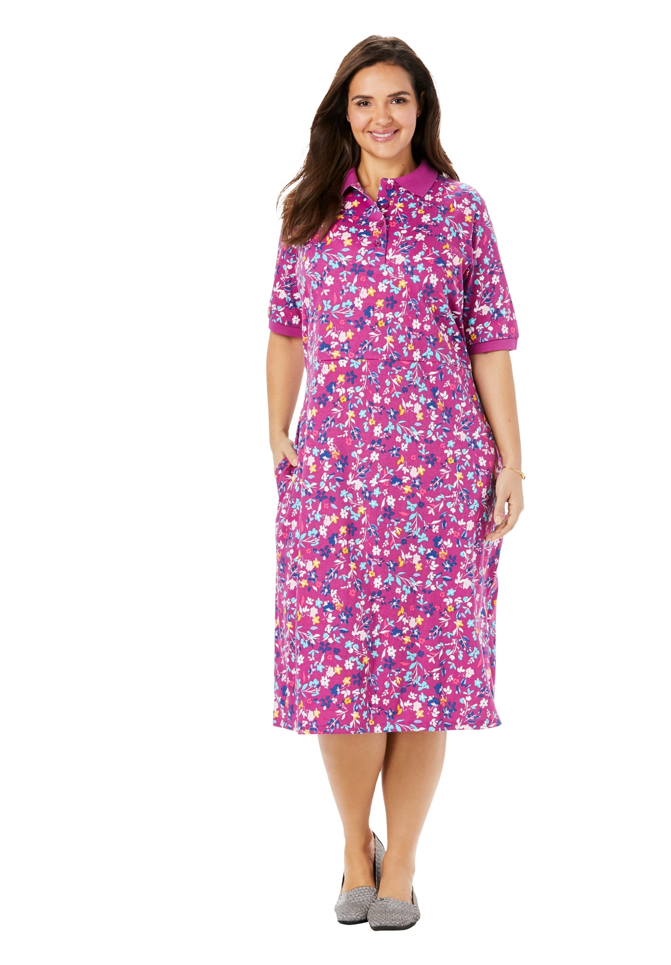 polo t shirt dress plus size