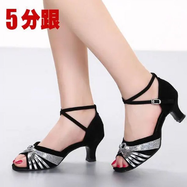 XIHAHA, nuevos zapatos de baile latino, zapatos de salón para mujer, zapatos de baile para niñas, zapatillas de baile, zapatos latinos de práctica de tacón alto