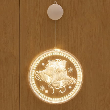 

Decorations holiday decorations festivals holiday products Decorative Christmas Lantern LED Battery Light Bell Deer Light String Acrylic