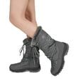thumbnail image 5 of Dream Pairs Botas de nieve de invierno de media pantorrilla con forro de piel sintética para mujer GOOSE Dream Pairs GOOSE, 5 of 5