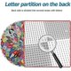 thumbnail image 5 of Puzzle-Blooming Color-1000 Pieces Color Challenge Blue Board Round Jigsaw Puzzles, 5 of 5