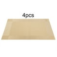 thumbnail image 3 of 4 Pcs Placemat Fashion PVC Dining Table Mat Plate Pads Coasters Table Cloth Pad(Gold), 3 of 8