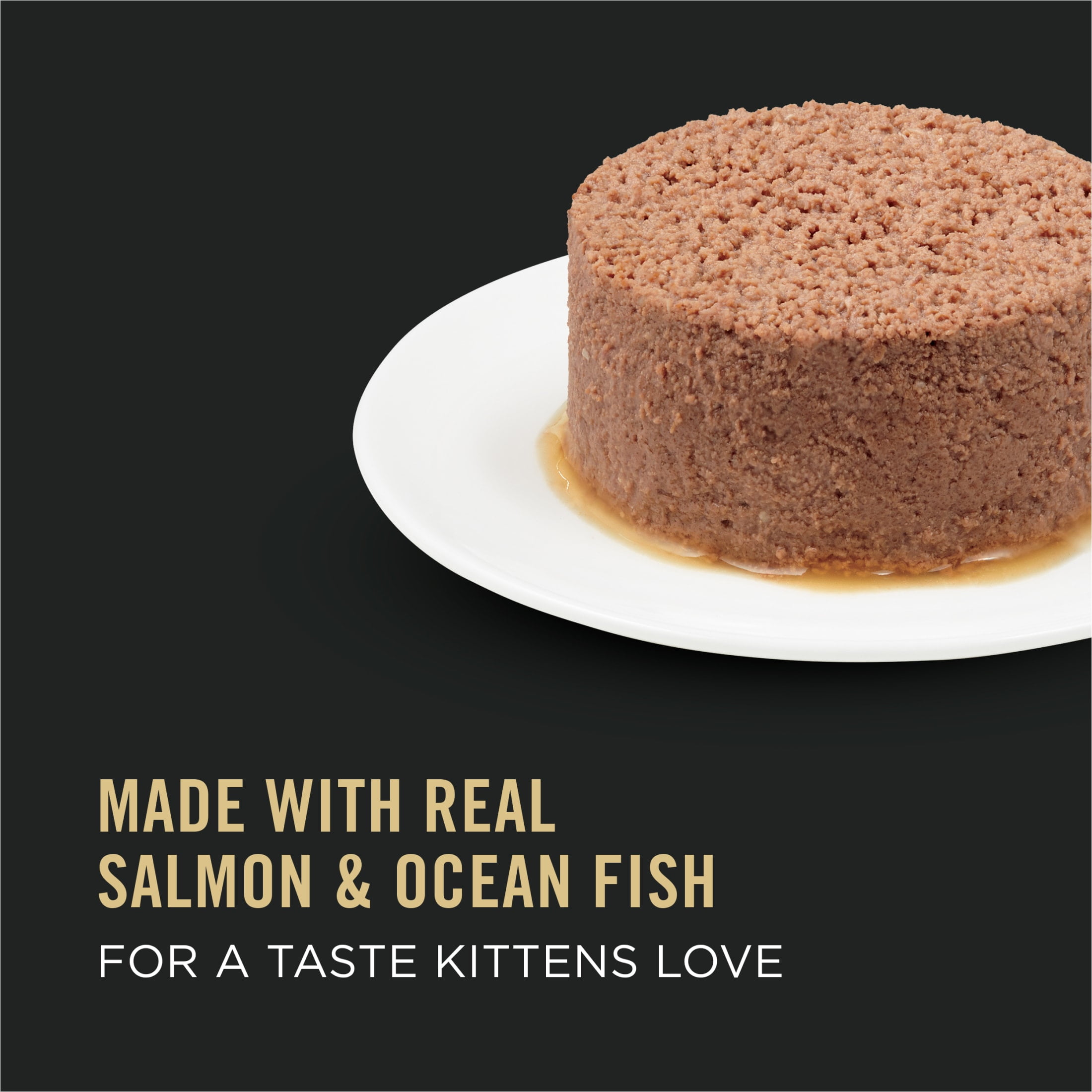 Purina Pro Plan, Salmon Ocean Fish, Wet Kitten Food, 3 oz Cans 24, Pack
