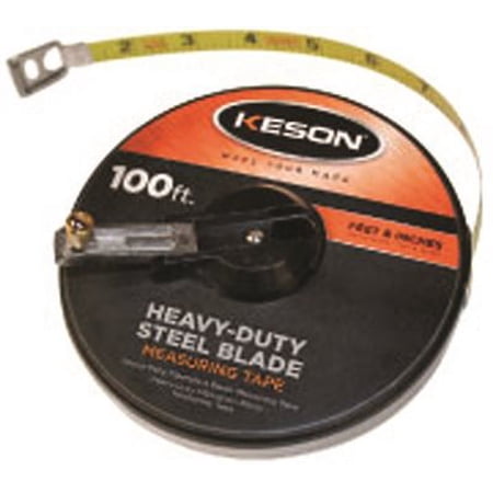 UPC: 0052837027620 | Keson Tape Measure 3/8 In x 100 ft/30m Orange ST18M1003X