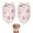 Princess Castle Cloud, variant on Dog Bandana 2 Pack,Princess Castle Cloud Pattern Bandanas for Dogs,Cat Bandana,Small/ Large Dog Bandana 2 Size,Dog Bandanas