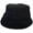 Black, variant on CoCopeaunts Solid Color Bucket Hat for Men Lamb Plush Thickened Fisherman Hat Retro Warm Bucket Caps Foldable Soft Cold Proof