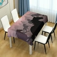 thumbnail image 7 of Running Horse Rectangle Tablecloth Waterproof Polyester Table Clothative Stain Resistant & Wrinkle Resistant Washable Table Cover for Dining Table/Party/Camping 60x90 Inch Decor Gift, 7 of 7