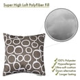 thumbnail image 2 of Majestic Home Goods Indoor Mocha Fusion Large Decorative Throw Pillow 20 in L x 8 in W x 20 in H, 2 of 6