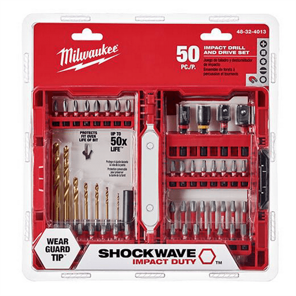 Milwaukee Tool SHOCKWAVE Impact Duty Drill & Drive Set &hyphen; 50PC