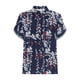 thumbnail image 3 of Fiudx Camisas de Mujer Tops para Mujer Blusas Casuales de Verano Estampado Floral Camisas de Manga Corta con Medio Botón y Cuello En V, 3 of 5