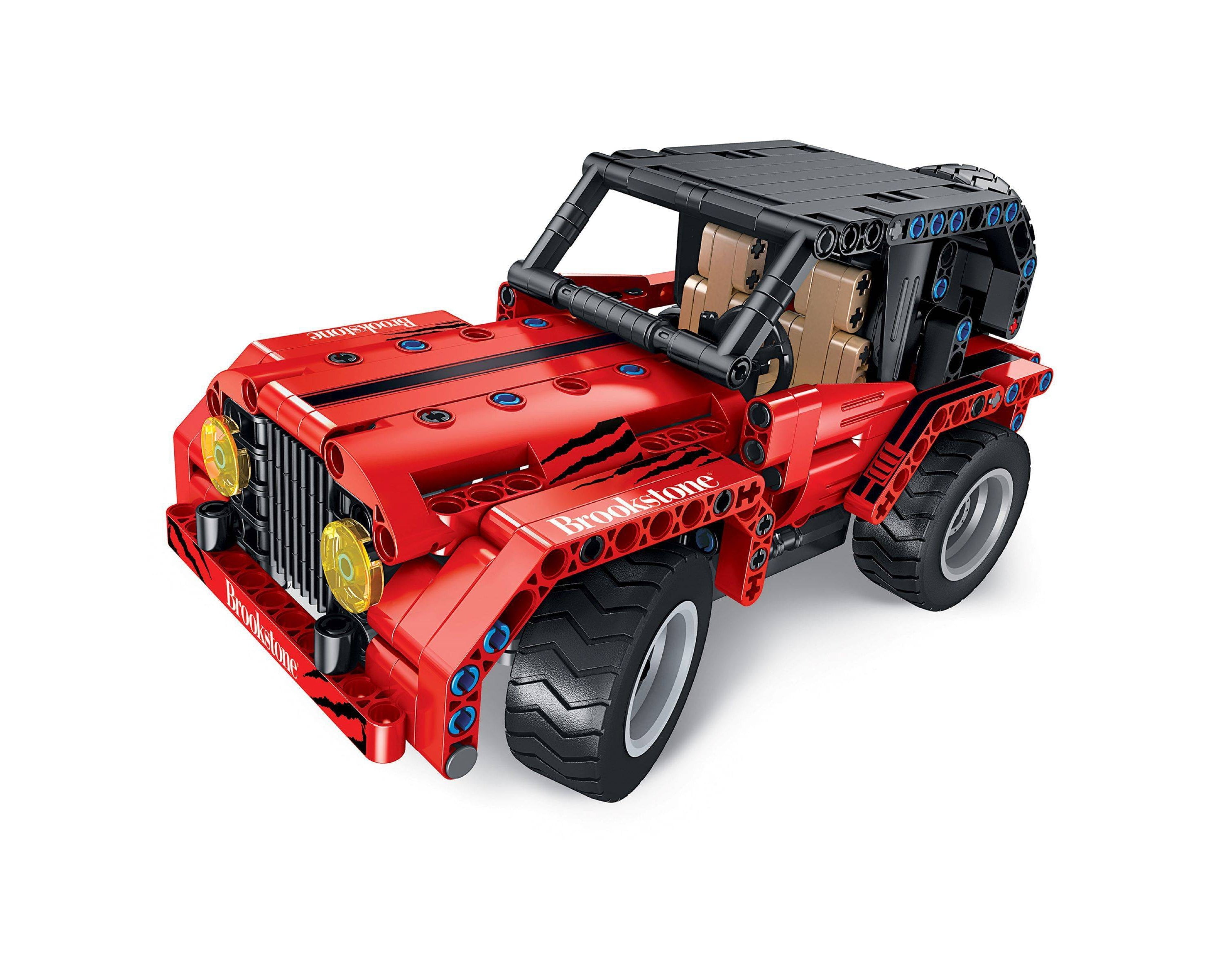 Brookstone Aged 8 Plus Diy Rc Car 2 In 1 Remote Control Car Kit Building Toy Sets