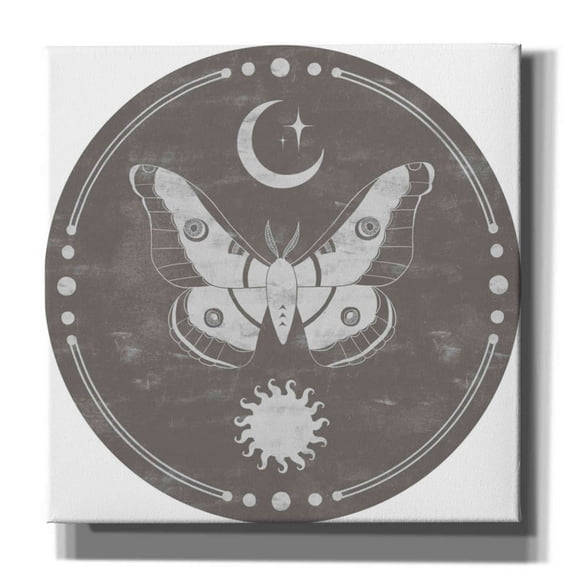 Epic Graffiti 'Hallowed Moon Collection C' by Grace Popp, Giclee Canvas Wall Art, 12"x12"