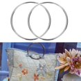 thumbnail image 2 of jifeng 2Pcs Metal Bag Handles 1 Pair - 10cm - Bag Making Crafts O-, 2 of 9