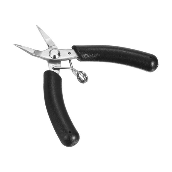 Uxcell Needle Nose Plier Flat Nose Pliers Chain Nose Cutter for Jewelry Making, Black