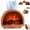 Brown, variant on Desktop Fireplace Essential Oil Diffuser Noiseless Cool Mist Humidifier 12 Colors Firelight Flame Remote Control Auto Off Timer for Home Office