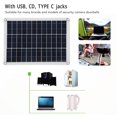 thumbnail image 3 of Portable Solar Charging Panel, 15W 12V Professional Efficient Solar Charging Panel  For Phone For Fan For Outdoor, 3 of 8