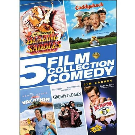 5 Film Collection: Warner Bros. Comedy - Blazing Saddles / Caddyshack / National Lampoon's Vacation / Grumpy Old Men / Ace Ventura: Pet