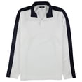 thumbnail image 1 of Alfani Mens Stripe Pullover Sweater, Blanco, X-Large, 1 of 1
