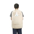 thumbnail image 3 of Bolsa de lavandería GORISEN, mochila lavable de lona, beige, XL, 3 of 6