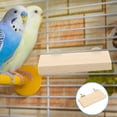 thumbnail image 3 of 2Pcs Rectangular Parrot Platforms Wooden Bird Platforms Interesting Bird Stands Parakeet Platform, 3 of 8