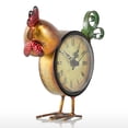 thumbnail image 3 of Amdohai Chick Clock Handmade Vintage Metal Chick Figurine Mute Table Clock Practical clock One AA Battery, 3 of 8