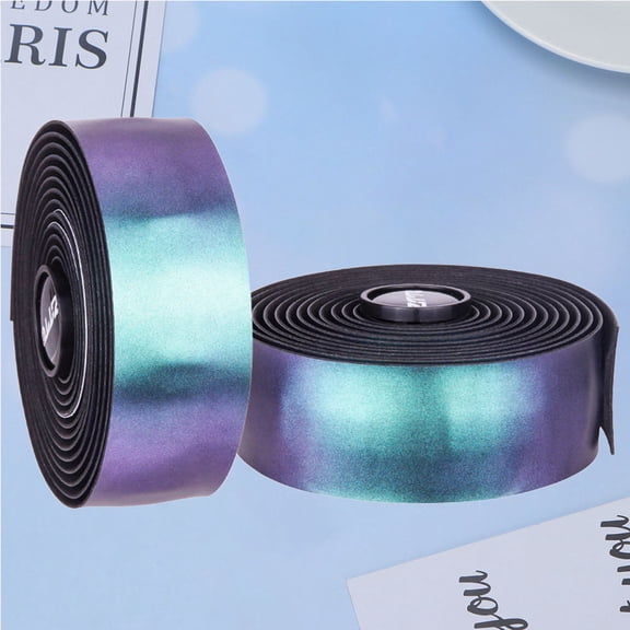 DECORNIJIA 1 Pair of Handlebar Grips Multi-colored EVA Sweat Absorption for Cyclists