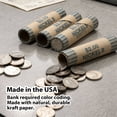 thumbnail image 5 of BAZIC Nickel Coin Wrappers Rolls, Coins Tubes (36/Pack), 4-Packs, 5 of 8
