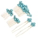 thumbnail image 4 of 1 juego de tocados de novia para boda, peinetas para mujer, horquillas para novia, accesorios para el cabello de novia, 4 of 7