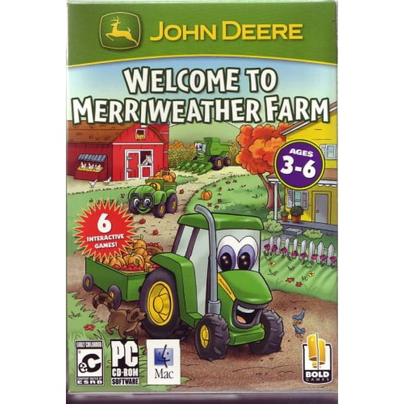 DAMAGED BOX SPECIAL: John Deere Welcome to Merriweather Farm - PC CD-Rom Game