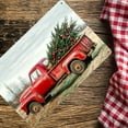 thumbnail image 6 of 1pc Iron Vintage Red Pickup Truck with Christmas Tree Sign Perfect for Home, Bar, Cafe, Garage &amp; Decor, Perfect for Room Decor, 6 of 8