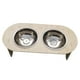 thumbnail image 4 of Tazón de madera para cachorros y gatos, soporte para comida, tazón extraíble, multipropósito, antideslizante, suministros para mascotas, plato Cuenco doble Salvador Comedero para gatos, 4 of 10