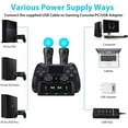 thumbnail image 4 of 4 In 1 Ps4 Controller Charger, Quad Charger For Ps4 Move Controllers And Vr, Charging Base For Playstation 4 Accessories, 4 of 7
