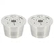 thumbnail image 1 of 2X Compatible para Caffitaly Cafetera Cápsula Reutilizable Recargable de Acero Inoxidable, 1 of 9